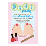 WELLNESS-CENTERPEDICURE Pedi Party Einladungs-12x1