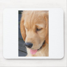 Welpen-Gesicht-Goldener Retriever Mauspad