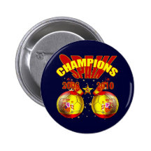 Welt 2008 Meister-Spaniens Europa 2010 Buttons