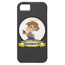 WELTBESTER CARTOON DES LEHRER-HAUSTIER-JUNGEN-II iPhone 5 HÜLLEN