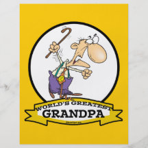 WELTBESTER GROSSVATER-CARTOON FLYER