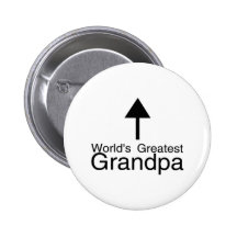 Weltbester Großvater-Pfeil Anstecknadelbutton