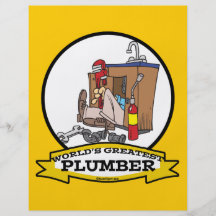 WELTBESTER MANN-CARTOON DES KLEMPNER-III FLYERBEDRUCKUNG