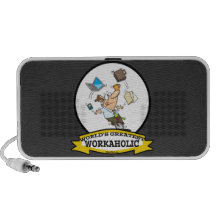 WELTBESTER WORKAHOLIC-MANN-CARTOON MP3 SPEAKER