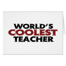 Weltcoolster Lehrer Grußkarte