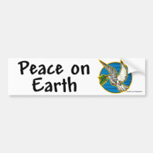 Weltfrieden Auto Sticker