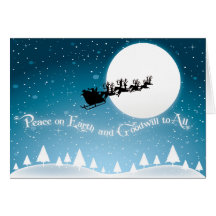 Weltfrieden-Weihnachtskarten