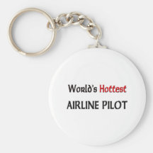 Weltheißester Fluglinien-Pilot Schlüsselband