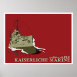 Weltkrieg-deutsches Propaganda-Plakat (Gewohnheit)