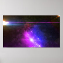 Weltraum-Plakat