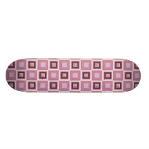 Weltraumzeitalter-Schachbrett Individuelle Skateboarddecks