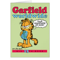 Weltweite Anmerkungs-Karte Garfields karten