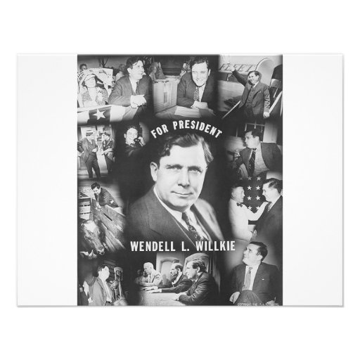 Wendell 1940 Willkie Personalisierte Einladungskarten