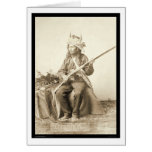 Wenig Oglala indische Kiefer Ridge Sd 1890 Grußkarten