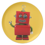 Wenig Roboter Flacher Teller
