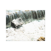 Wenig Wasserfall Leinwanddruck