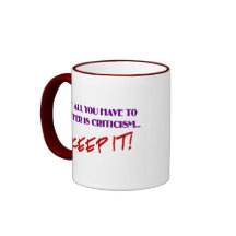 Wenn alle, die ist Sie anbieten müssen, Kritik dan Teetasse