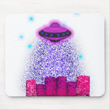 Wenn Außerirdische-Angriff Mousepad
