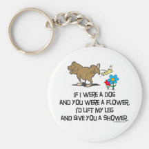 Wenn ich ein Hund Keychain war Schlüsselband