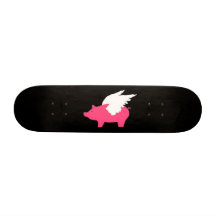Wenn Schweine fliegen - Designer 7 3/8" Plattform- Skateboard Brett