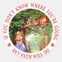 Wenn Sie nicht wissen, wohin Sie… gehen Sticker