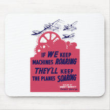 Wenn wir Maschinen brüllend behalten -- WWII Mousepads