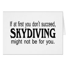 Wenn zuerst Sie nicht Skydiving folgen Sie Karte
