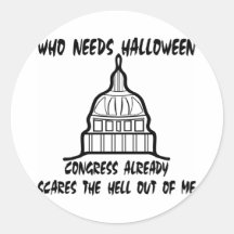 Wer die Halloween-Kongress-Schrecken benötigt Sticker