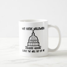 Wer die Halloween-Kongress-Schrecken benötigt Kaffee Haferl