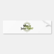 Wer ist John Galt? Geld-Symbol Autosticker