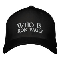 Wer ist Ron Paul? Gestickter Hut bestickte kappen