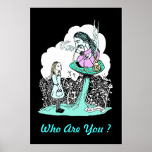 Wer sind Sie? Kunst-Plakat