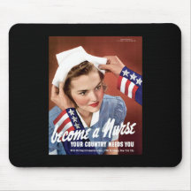Werden eine Krankenschwester, die Ihr Land Sie ben Mousepad