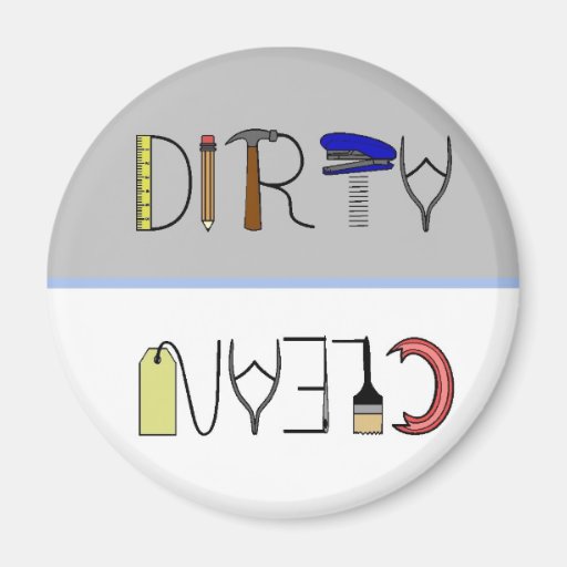 Werkzeuge säubern,/schmutzige Spülmaschinen-Magnet Magnete