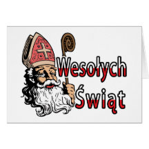 Wesolych Swiat Sankt Nikolaus Karte