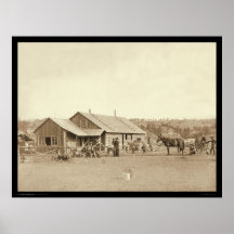 Western-Ranch-Haus Sd 1888 Plakat