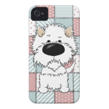Westie Steppdecke iPhone 4 Hülle