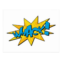 Whack-Comic-Buch-Postkarte