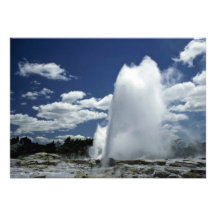 Whakarewarewa, Pohutu Geysir, Rotorua, Neuseeland Individuelle Einladungskarten