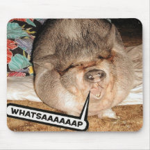 Whatsaaaaaap Mastschwein Mousepad