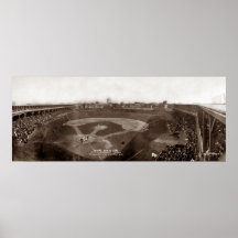 White Sox GEGEN CUB 1909 - Vintag Poster