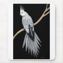 Whitefaced PerleCockatiel Mousepad