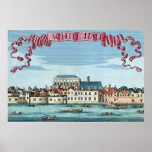 Whitehall von "einem Buch der Aussichten Posterdrucke