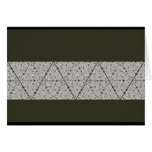 Whitework Dreieck-Knoten-Band-Karte