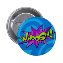 Whoosh Comic-Buch-Abzeichen Anstecknadelbutton