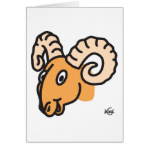 Widder - Aries Grußkarten