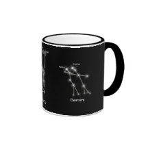 Widder-, Stier-u. Zwillings-Stern-Konstellationen Kaffee Tassen