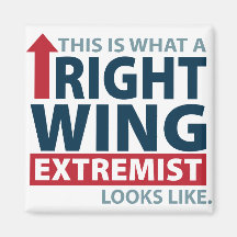 Wie dieses ist, ein welcher Rechte-Extremist aussi Kühlschrankmagnet