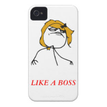 Wie ein Chefmädchen iPhone 4 Meme Fall iPhone 4 Etuis