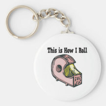 Wie ich Band rolle Schlüsselanhänger